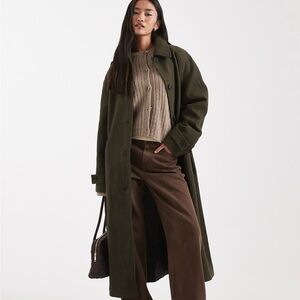 ASOS Olive Green Trench Coat